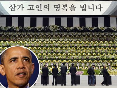 Kunjungi Korea Selatan, Presiden Obama Sampaikan Pesan Duka Atas Insiden Feri Sewol
